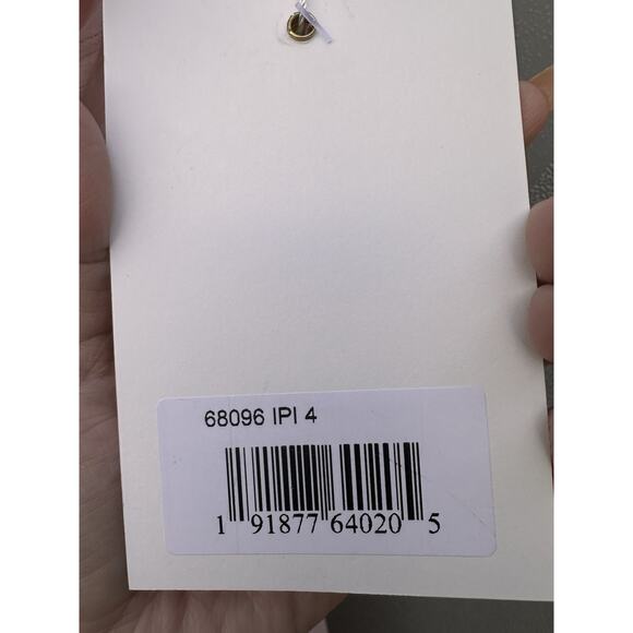 Mac Duggal Strapless Beaded Ruffle High Low Prom Gown in Ice Pink Sz 4 Princess - Picture 12 of 16